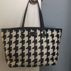 Kate spade houndstooth tote